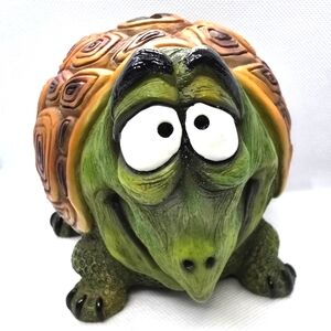 Vintage Swibco Turtle Piggy Bank Animal Reptile Piggy Bank Funny